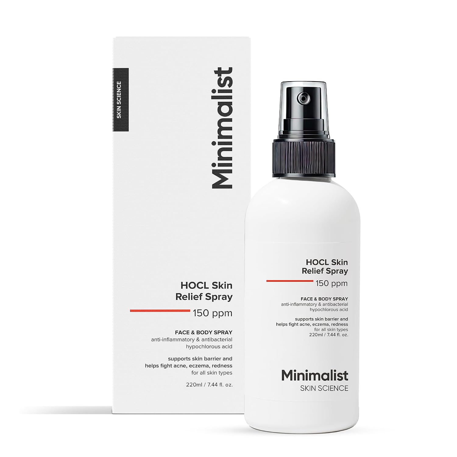 Minimalist Anti-Acne HOCL Face & Body Spray For Skin Relief